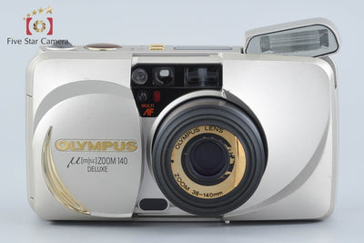 【中古】OLYMPUS オリンパス μ[mju:] ZOOM 140 DELUXE コンパクトフィルムカメラ 元箱付き