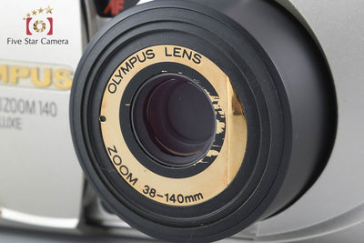 【中古】OLYMPUS オリンパス μ[mju:] ZOOM 140 DELUXE コンパクトフィルムカメラ 元箱付き