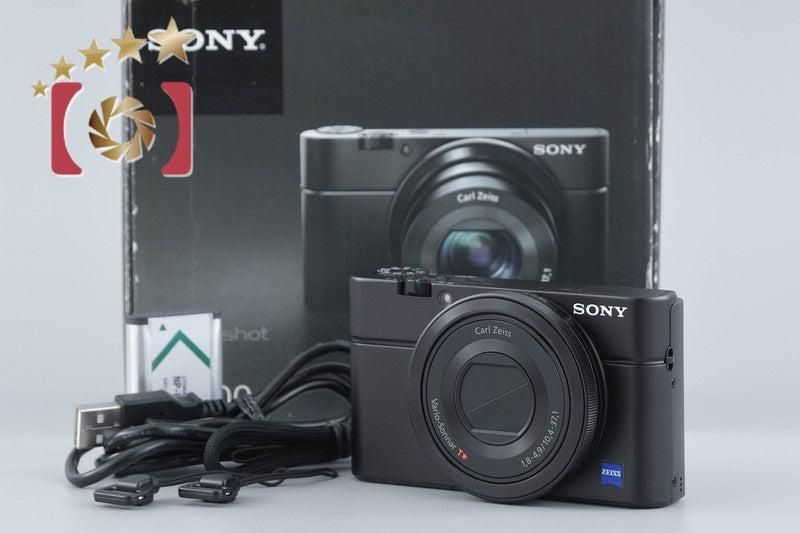 【中古】SONY ソニー Cyber-Shot DSC-RX100 ブラック デジタルスチルカメラ 元箱付き 多言語対応