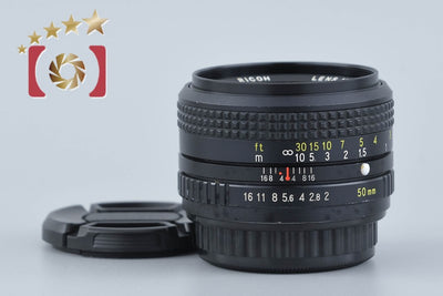 【中古】RICOH リコー XR RIKENON 50mm f/2 ペンタックスKマウント