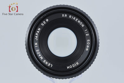 【中古】RICOH リコー XR RIKENON 50mm f/2 ペンタックスKマウント