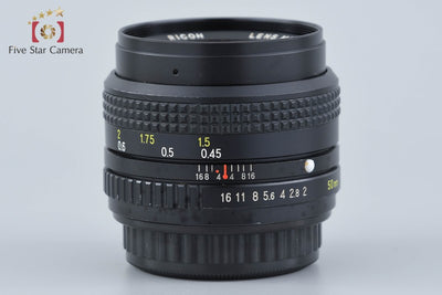 【中古】RICOH リコー XR RIKENON 50mm f/2 ペンタックスKマウント