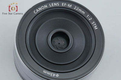 【中古】Canon キヤノン EF-M 22mm f/2 STM シルバー