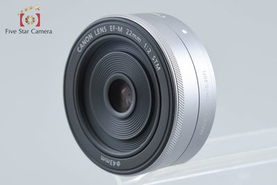 【中古】Canon キヤノン EF-M 22mm f/2 STM シルバー
