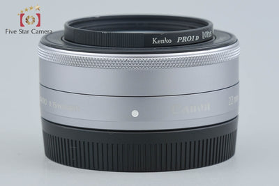 【中古】Canon キヤノン EF-M 22mm f/2 STM シルバー