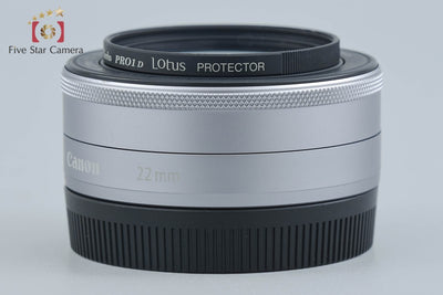 【中古】Canon キヤノン EF-M 22mm f/2 STM シルバー