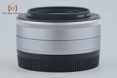 【中古】Canon キヤノン EF-M 22mm f/2 STM シルバー