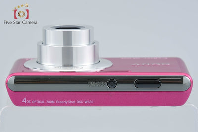 【中古】SONY ソニー Cyber-shot DSC-W530 ピンク コンパクトデジタルカメラ