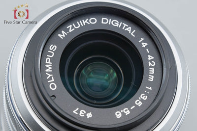 【中古】OLYMPUS オリンパス M.ZUIKO DIGITAL 14-42mm f/3.5-5.6 II R シルバー