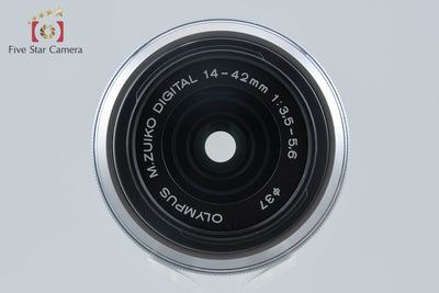 【中古】OLYMPUS オリンパス M.ZUIKO DIGITAL 14-42mm f/3.5-5.6 II R シルバー