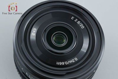 【中古】SONY ソニー E 20mm f/2.8 SEL20F28