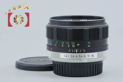 【中古】MINOLTA ミノルタ MC ROKKOR-PF 58mm f/1.4