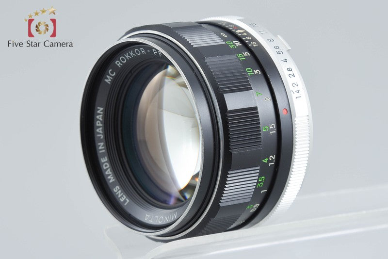 中古】MINOLTA ミノルタ MC ROKKOR-PF 58mm f/1.4 – Five Star Camera