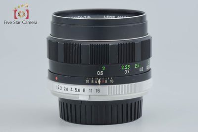 【中古】MINOLTA ミノルタ MC ROKKOR-PF 58mm f/1.4