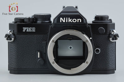 【中古】Nikon ニコン ニュー FM2 後期 ブラック フィルム一眼レフカメラ 2026.7月 オーバーホール済み