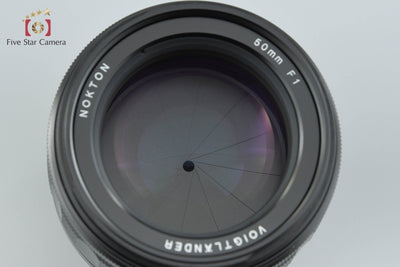 【中古】Voigtlander フォクトレンダー NOKTON 50mm f/1 Aspherical ライカMマウント 元箱付き