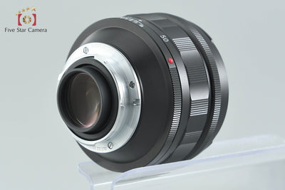 【中古】Voigtlander フォクトレンダー NOKTON 50mm f/1 Aspherical ライカMマウント 元箱付き