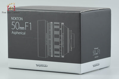 【中古】Voigtlander フォクトレンダー NOKTON 50mm f/1 Aspherical ライカMマウント 元箱付き