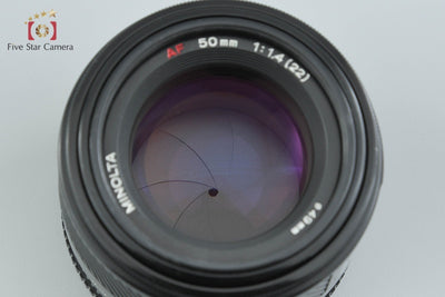 【中古】MINOLTA ミノルタ AF 50mm f/1.4 旧タイプ