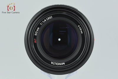 【中古】MINOLTA ミノルタ AF 50mm f/1.4 旧タイプ