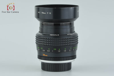 【中古】MINOLTA ミノルタ MC ROKKOR 58mm f/1.2