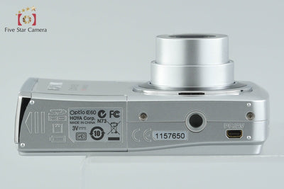 【中古】PENTAX ペンタックス Optio E60 コンパクトデジタルカメラ 元箱付き