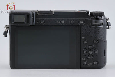 【中古】Panasonic パナソニック LUMIX DMC-GX7MK2 ブラック ミラーレス一眼カメラ シャッター回数僅少