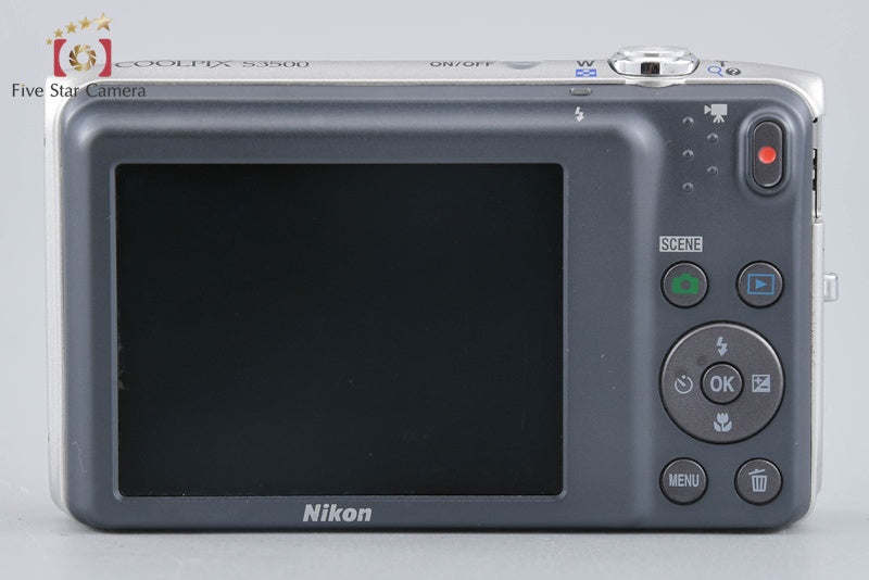中古】Nikon ニコン COOLPIX S3500 クリスタルシルバー コンパクト