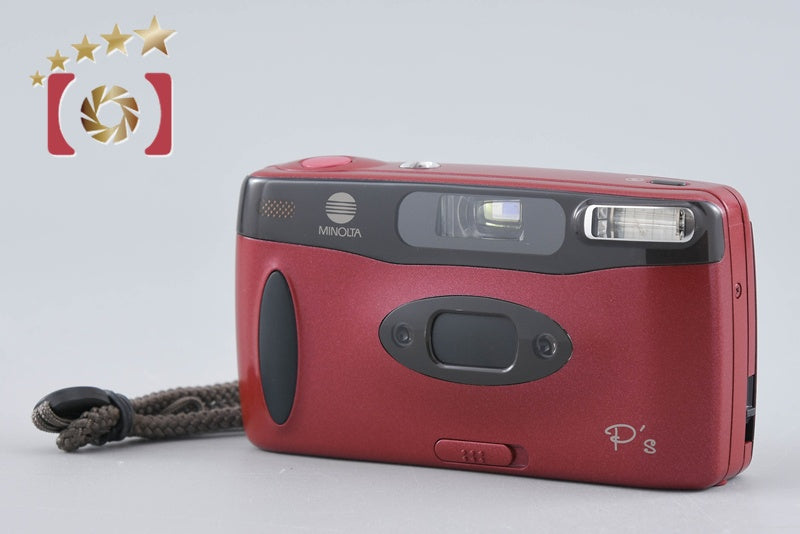 【中古】MINOLTA ミノルタ P's レッド パノラマフィルムカメラ