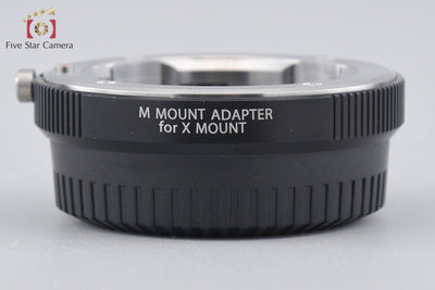 【中古】FUJIFILM 富士フイルム M マウントアダプター 富士フイルム Xマウント用