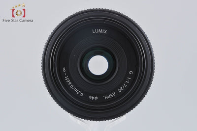 【中古】Panasonic パナソニック LUMIX G 20mm f/1.7 ASPH. H-H020