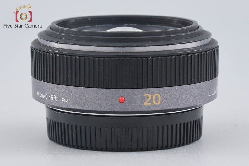 カメラレンズ　Panasonic H-H020 中古】Panasonic パナソニック LUMIX G 20mm f/1.7 ASPH. H-H020