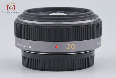 【中古】Panasonic パナソニック LUMIX G 20mm f/1.7 ASPH. H-H020