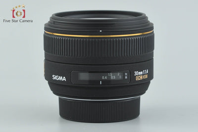 【中古】SIGMA シグマ 30mm f/1.4 EX DC HSM ニコン用