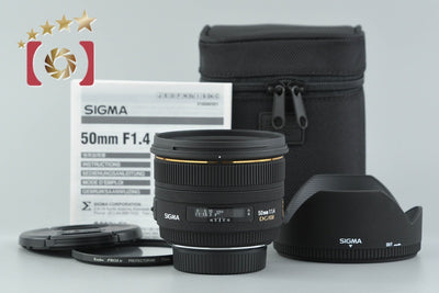 【中古】SIGMA シグマ 50mm f/1.4 EX DG HSM ニコン用