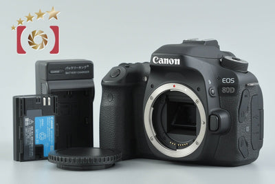 【中古】Canon キヤノン EOS 80D デジタル一眼レフカメラ シャッター回数僅少