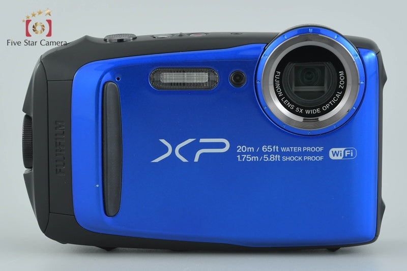 中古】FUJIFILM 富士フイルム FINEPIX XP120 ブルー コンパクト