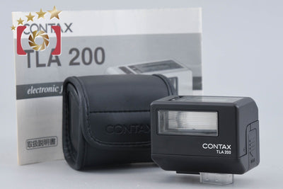 【中古】CONTAX コンタックス TLA 200 エレクトロニックフラッシュ ブラック