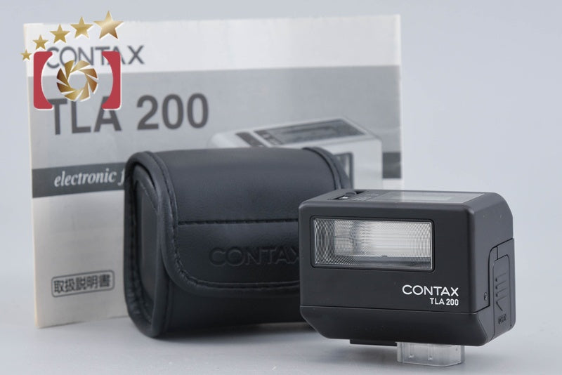 【中古】CONTAX コンタックス TLA 200 エレクトロニックフラッシュ ブラック