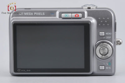 【中古】Casio カシオ EXILIM ZOOM EX-Z1080 グレー コンパクトデジタルカメラ 元箱付き
