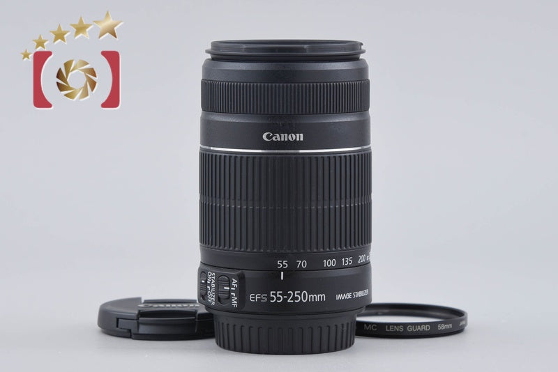 【中古】Canon キヤノン EF-S 55-250mm f/4-5.6 IS II