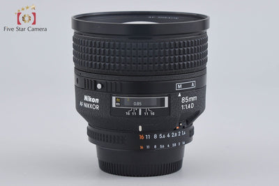 【中古】Nikon ニコン AF NIKKOR 85mm f/1.4 D 元箱付き