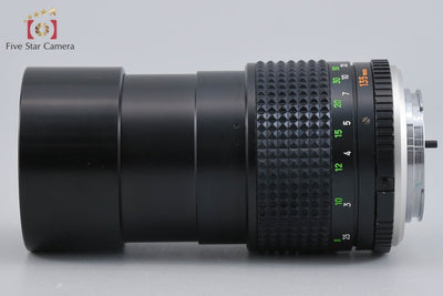 【中古】MINOLTA ミノルタ MC TELE ROKKOR 135mm f/2.8