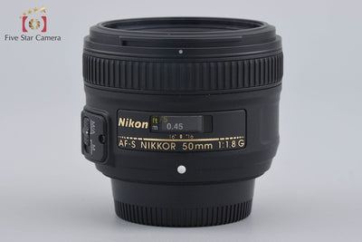 【中古】Nikon ニコン AF-S NIKKOR 50mm f/1.8 G