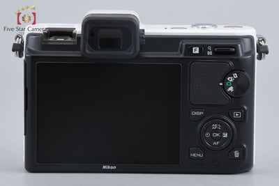 【中古】Nikon ニコン 1 V1 薄型レンズキット ホワイト シャッター回数僅少