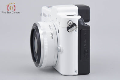 【中古】Nikon ニコン 1 V1 薄型レンズキット ホワイト シャッター回数僅少