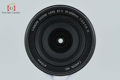 【中古】Canon キヤノン EF-S 18-200mm f/3.5-5.6 IS