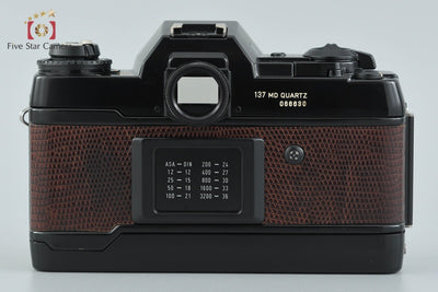【中古】CONTAX コンタックス 137 MD QUARTZ トカゲ革 フィルム一眼レフカメラ