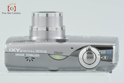 【中古】Canon キヤノン IXY Digital 900 IS シルバー コンパクトデジタルカメラ 元箱付き