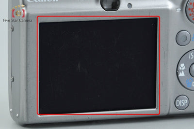 【中古】Canon キヤノン IXY Digital 900 IS シルバー コンパクトデジタルカメラ 元箱付き